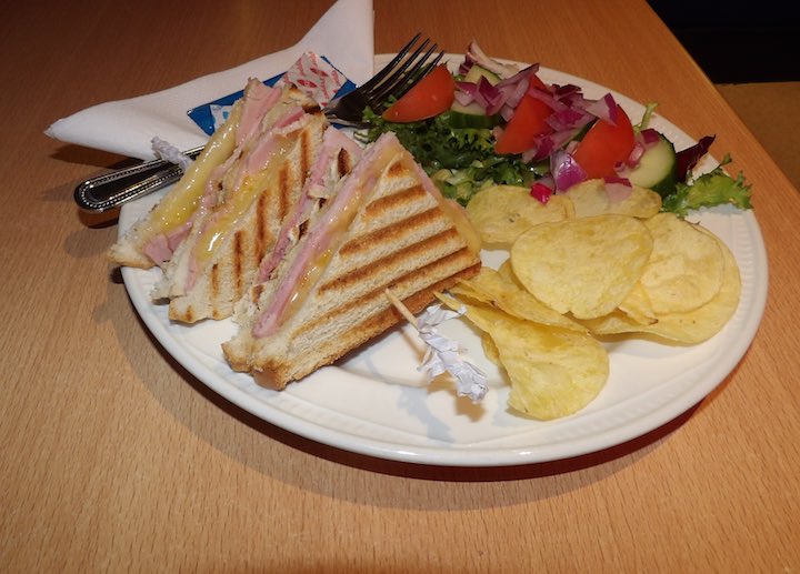 Food at the Slots Car Bar