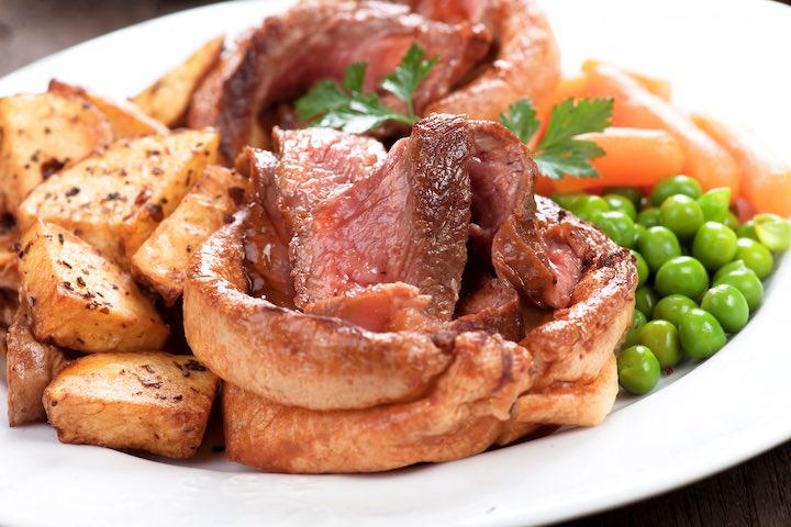 Sunday roast with yorkshire pudding | Paragon Restaurant Isle of Man